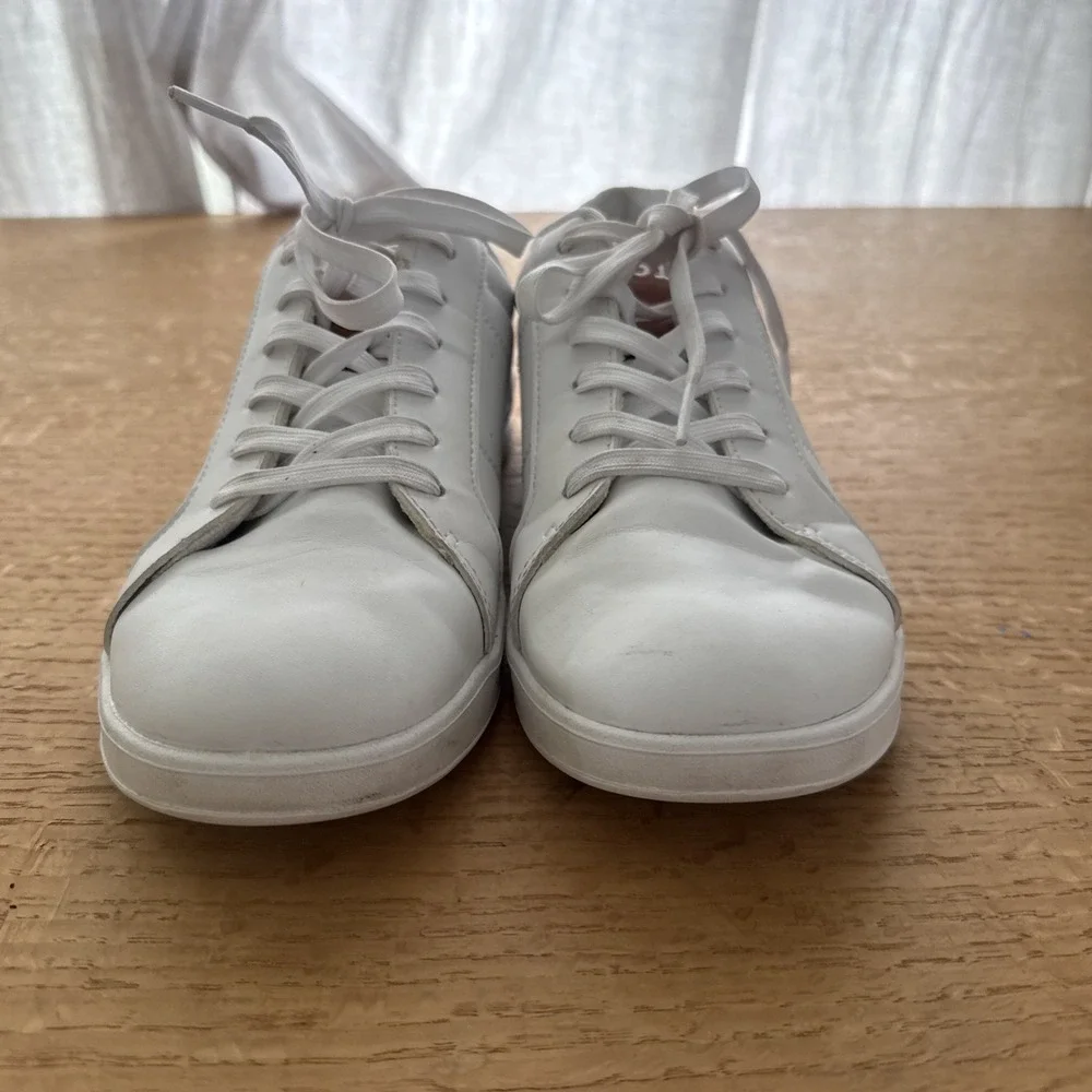 Polo Ralph Lauren Heritage Court II Shoes Mens Size 6.5 White Leather Tennis